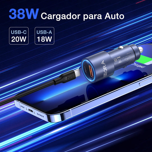 ❗❗CARGADOR PARA AUTO CARGA RAPIDA⚡🔋